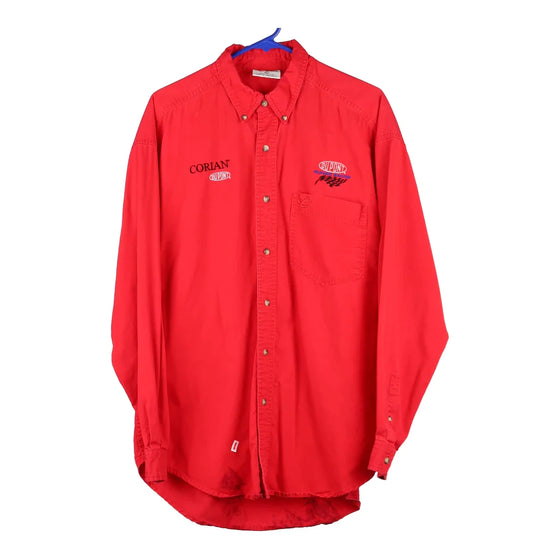 Vintage red Chase Authentics Shirt - mens large