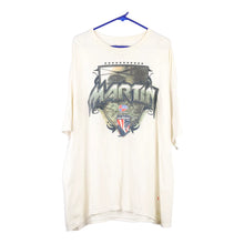  Vintage white Martin Nascar T-Shirt - mens xx-large