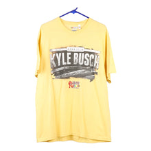  Vintage yellow Kyle Busch Nascar T-Shirt - mens x-large