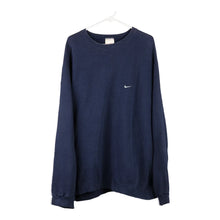  Vintage navy Nike Sweatshirt - mens x-large