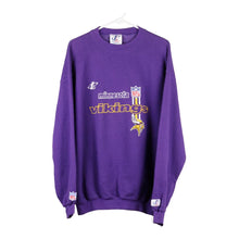  Vintage purple Minnesota Vikings Logo Athletics Sweatshirt - mens medium