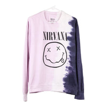  Vintage pink Nirvana Sweatshirt - womens medium