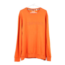  Vintage orange Calvin Klein Sweatshirt - mens x-large