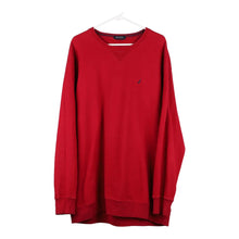  Vintage red Nautica Sweatshirt - mens xx-large