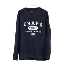  Vintage blue Chaps Ralph Lauren Sweatshirt - mens x-large