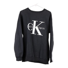  Vintage black Calvin Klein Sweatshirt - mens large