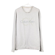  Vintage grey Calvin Klein Sweatshirt - mens x-large