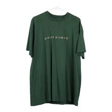  Vintage green God First Fruit Of The Loom T-Shirt - mens x-large