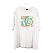  Vintage grey Kiss Me Honors T-Shirt - mens x-large