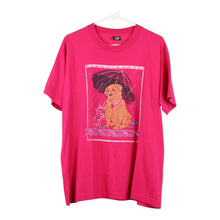  Vintage pink Screen Stars T-Shirt - womens x-large