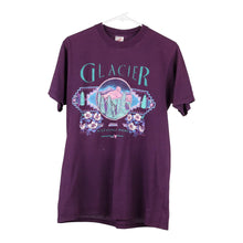 Vintage purple Glacier Jerzees T-Shirt - womens medium