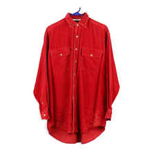  Vintage red Ralph Lauren Cord Shirt - mens medium