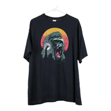  Vintage black Gildan T-Shirt - mens xx-large