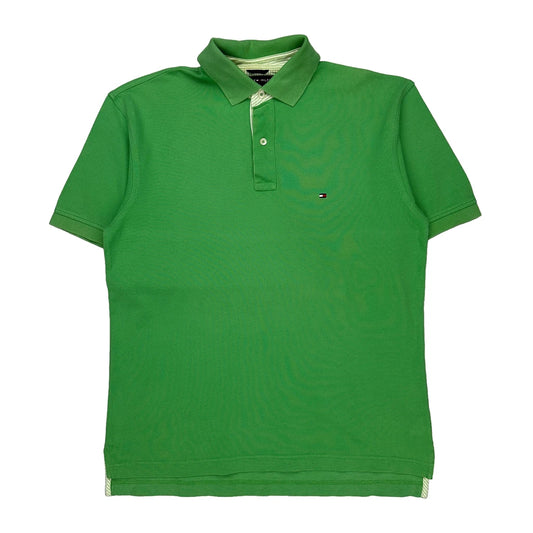 Tommy Hilfiger Polo Shirt - Medium Green Cotton