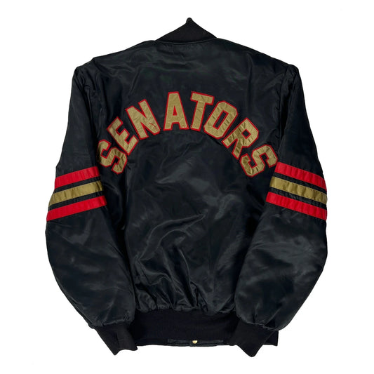 Ottawa Senators NHL Varsity Jacket - Medium Black Nylon