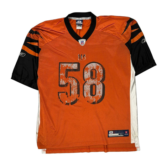 Cincinnati Bengals Reebok Nfl Jersey - XL Orange Polyester