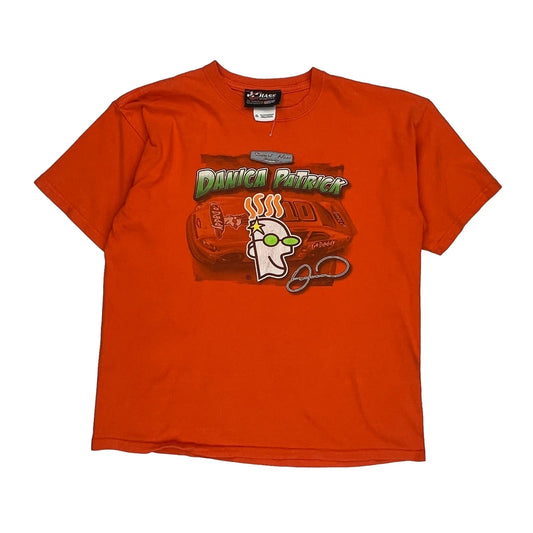 Danica Patrick Chase Authentics Nascar T-Shirt - XL Orange Cotton
