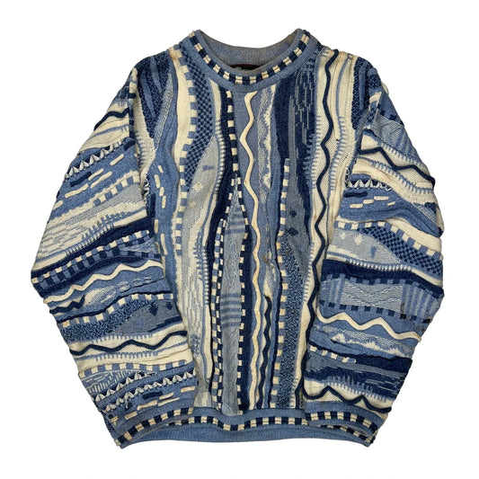 Tundra Jumper - Large Cream Cotton Blend