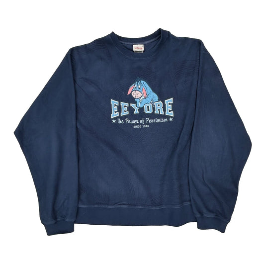Disney Sweatshirt - XL Navy Cotton