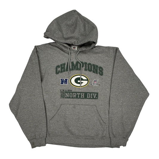 Green Bay Packers N.F.L. Team Apparel Nfl Hoodie - Small Grey Cotton Blend
