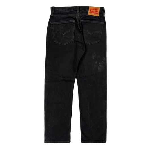 505 Levis Jeans - 32W 31L Black Cotton