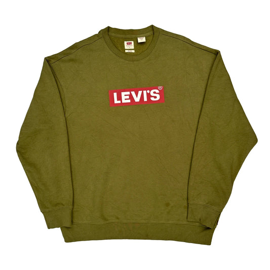 Levis Sweatshirt - Large Green Cotton