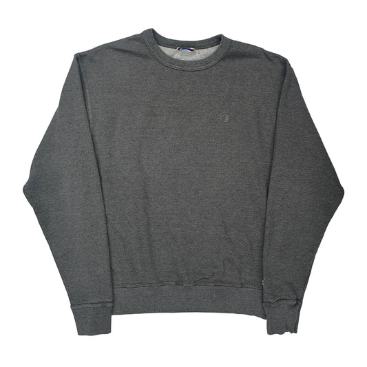 Authentic Athleticwear Champion Sweatshirt - Medium Grey Cotton Blend