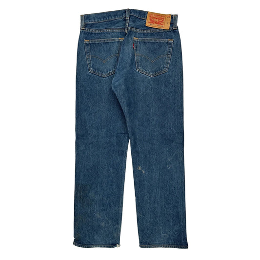 501 Levis Jeans - 32W 32L Blue Cotton