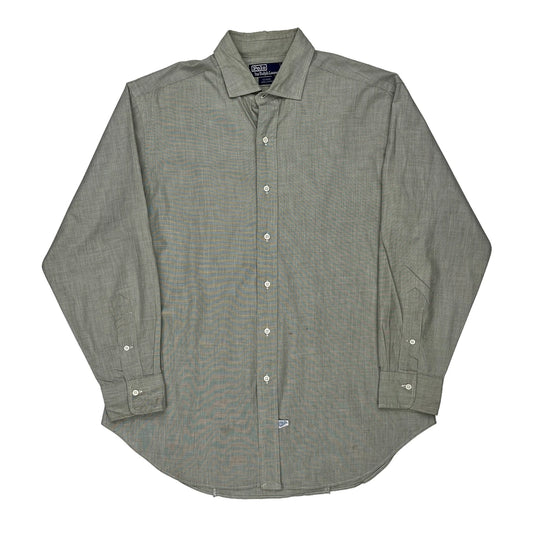 Estate Ralph Lauren Shirt - Large Grey Cotton
