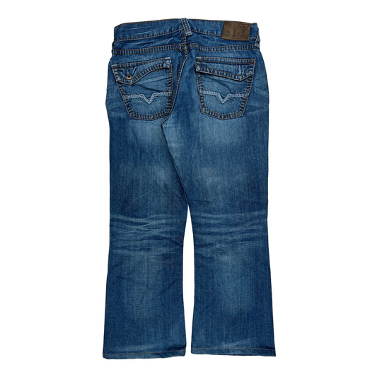 Guess Boot Cut Jeans - 36W 30L Blue Denim