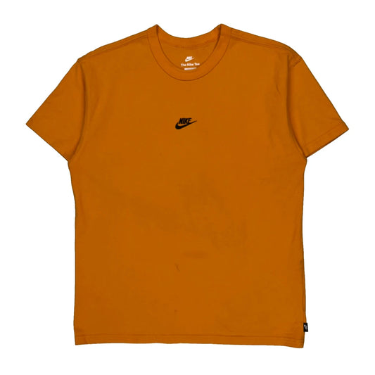 Vintage Nike T-Shirt - Medium Orange Cotton