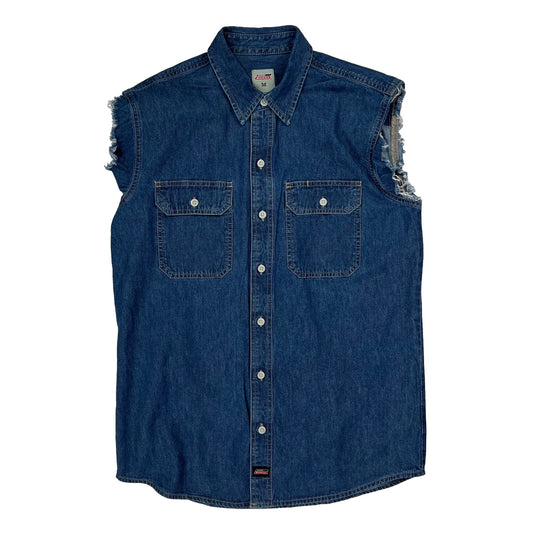 Dickies Denim Shirt - Medium Blue Cotton