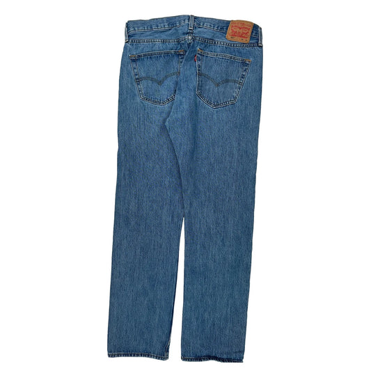 501 Levis Jeans - 34W 31L Blue Cotton
