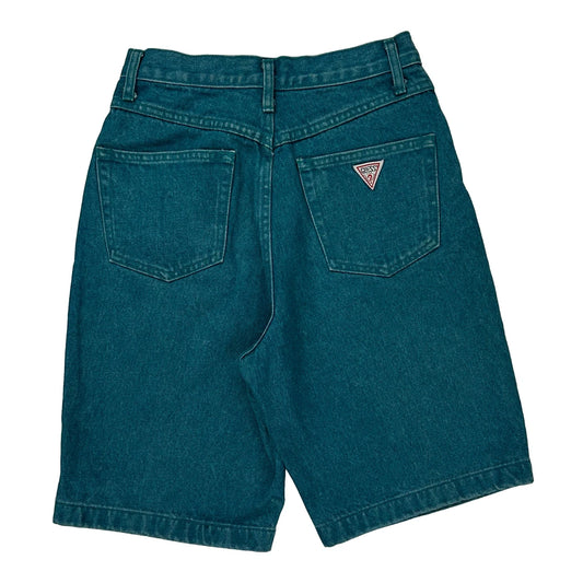 Guess Denim Shorts - 26W UK 6 Blue Cotton