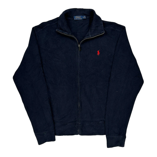 Polo By Ralph Lauren Zip Up - Small Navy Cotton
