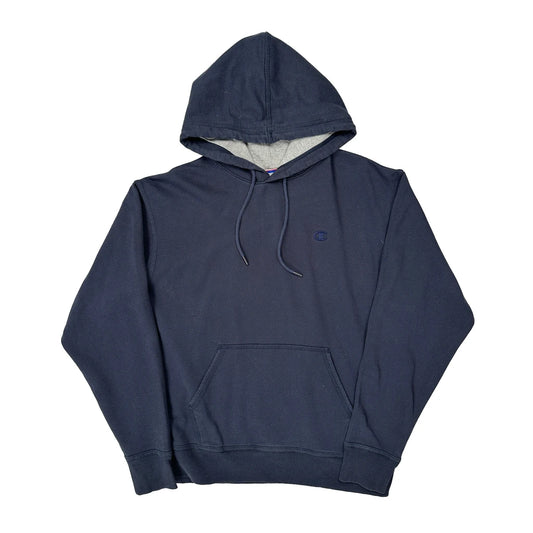 Champion Hoodie - Large Navy Cotton