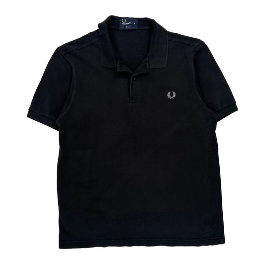 Fred Perry Slim Fit Polo Shirt - Medium Black Cotton