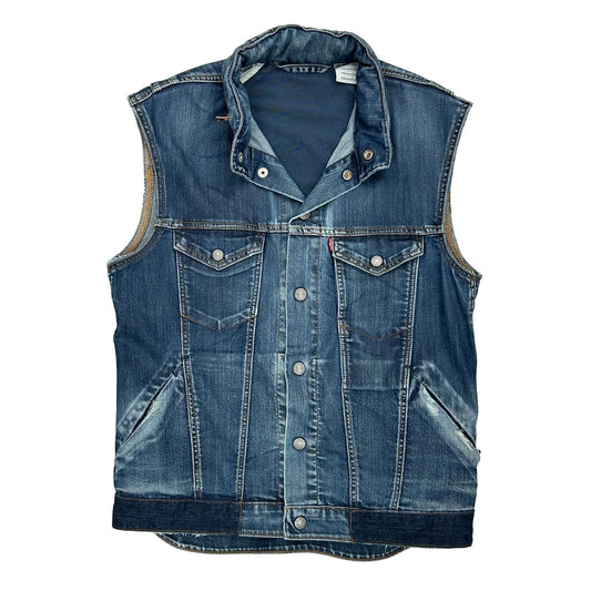 Levis Denim Gilet - Small Blue Denim