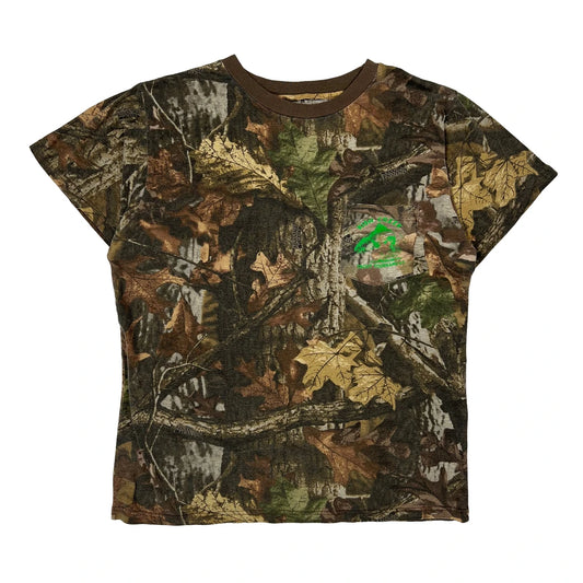 Trout Tournament Ash Creek Trading Camo T-Shirt - Large Camo Cotton