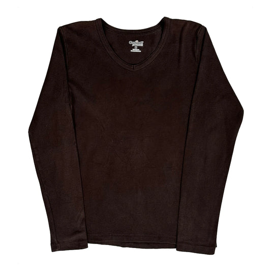 Vintage Carhartt Long Sleeve T-Shirt - Medium Black Cotton