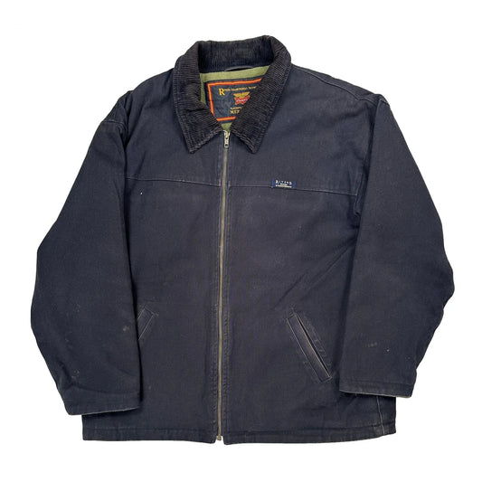 Traditional Outwear Rivers Jacket - Medium Black Cotton