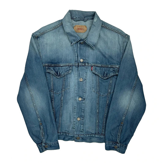 Vintage Levis Denim Jacket - Medium Blue Denim