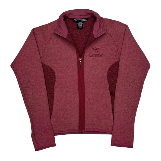 Arc''Teryx Fleece Jacket - Small Pink Polyester