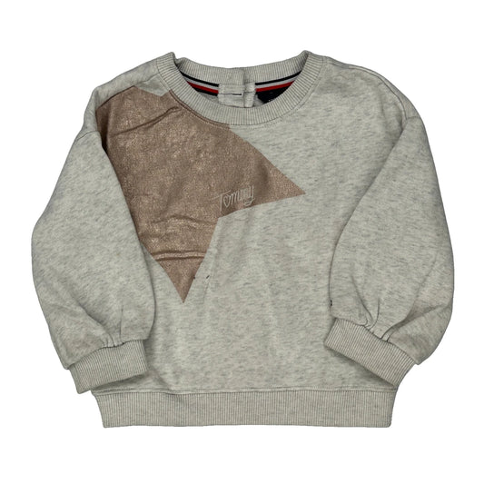 Age 18 Months Tommy Hilfiger Sweatshirt - 3XS Gray Cotton