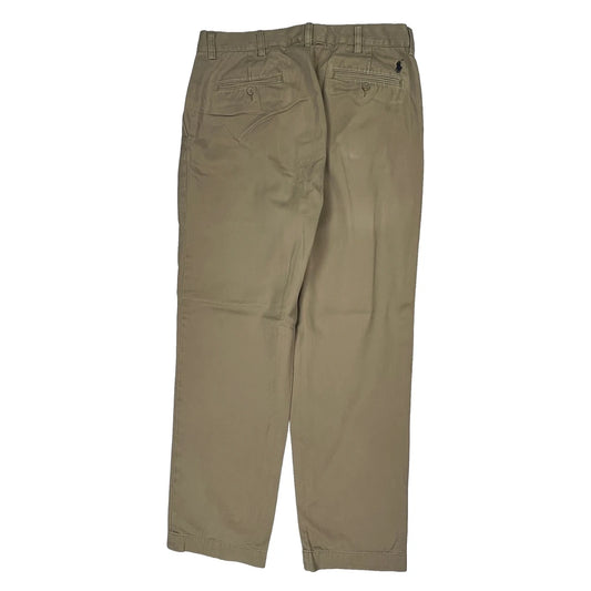 Polo By Ralph Lauren Chinos - 34W 30L Beige Cotton