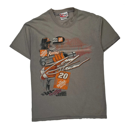 Joe Gibbs Racing Chase Authentics Nascar T-Shirt - Medium Grey Cotton