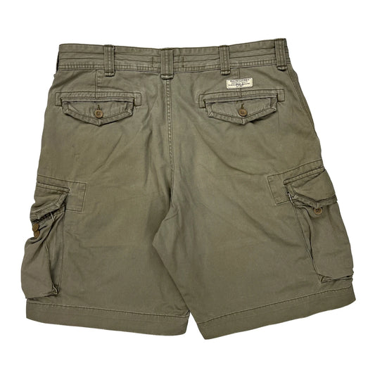 Polo By Ralph Lauren Cargo Shorts - 34W 10L Khaki Cotton