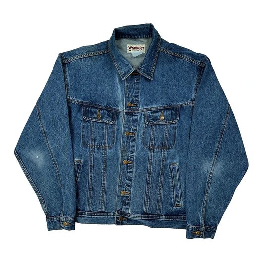 Wrangler Denim Jacket - XL Blue Denim