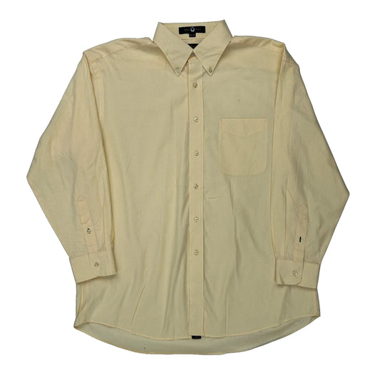 Tommy Hilfiger Shirt - Large Yellow Cotton