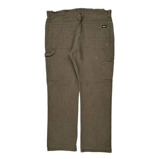 Dickies Cargo Carpenter Pants - 38W 32L Green Cotton